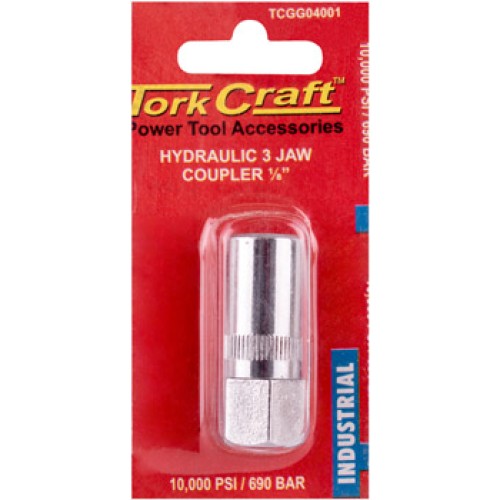 HYDRAULIC 3 JAW COUPLER 1/8" BLISTER