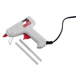 GLUE GUN 10W 220V 7MM 6-8G F/RATE 7 MIN. PRE-HEAT GLUE GUN 10W 220V 7MM 6-8G F/RATE 7 MIN. PRE-HEAT