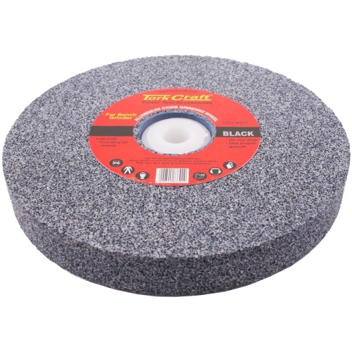 GRINDING WHEEL 250 X 40 X 50.8MM BORE COARSE 36G BLACK GRINDING WHEEL 250 X 40 X 50.8MM BORE COARSE 36G BLACK