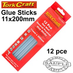 GLUE STICK 11 X 200MM 12PC HOT MELT GEN. PURPOSE EVA 18000CPS GLUE STICK 11 X 200MM 12PC HOT MELT GEN. PURPOSE EVA 18000CPS