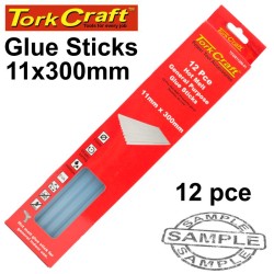 GLUE STICK 11 X 300MM 12PC HOT MELT GEN. PURPOSE EVA 18000CPS GLUE STICK 11 X 300MM 12PC HOT MELT GEN. PURPOSE EVA 18000CPS