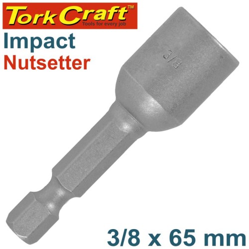 IMPACT NUTSETTER 3/8"X 65MM MAGNETIC CARDED