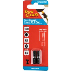TORX TX 30 IMPACT BIT 25MM 2PC CARDED TORX TX 30 IMPACT BIT 25MM 2PC CARDED