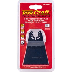 QUICK CHANGE FLUSH CUT WOOD SAW BLADE 68MM(2-11/16")14TPI CRV