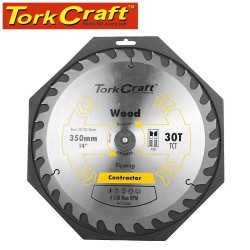 BLADE CONTRACTOR 350 X 30T 30/1 CIRCULAR SAW TCT BLADE CONTRACTOR 350 X 30T 30/1 CIRCULAR SAW TCT