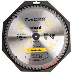 BLADE CONTRACTOR 350 X 60T 30 CIRCULAR SAW TCT BLADE CONTRACTOR 350 X 60T 30 CIRCULAR SAW TCT