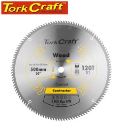 BLADE CONTRACTOR 500 X 120T 30/1 CIRCULAR SAW TCT BLADE CONTRACTOR 500 X 120T 30/1 CIRCULAR SAW TCT