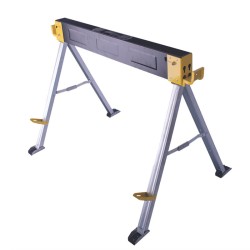 SAW HORSE STEEL TRESSLE 900MM X 730MM FOLDABLE SINGLE FRAME SAW HORSE STEEL TRESSLE 900MM X 730MM FOLDABLE SINGLE FRAME