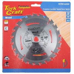 TCT SAW BLADE 165MM X 1.6MM X 20MM X 24T WOOD THIN KERF TCT SAW BLADE 165MM X 1.6MM X 20MM X 24T WOOD THIN KERF