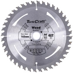 TCT SAW BLADE 165MM X 1.6MM X 20MM X 40T WOOD THIN KERF TCT SAW BLADE 165MM X 1.6MM X 20MM X 40T WOOD THIN KERF