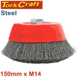 WIRE CUP BRUSH CRIMPED PLAIN 150MMXM14 BULK WIRE CUP BRUSH CRIMPED PLAIN 150MMXM14 BULK