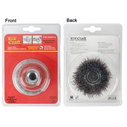 WIRE CUP BRUSH CRIMPED PLAIN 60MMXM14 BLISTER WIRE CUP BRUSH CRIMPED PLAIN 60MMXM14 BLISTER