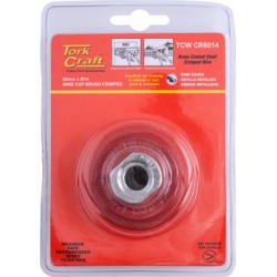 WIRE CUP BRUSH CRIMPED 60MMXM14 BLISTER WIRE CUP BRUSH CRIMPED 60MMXM14 BLISTER