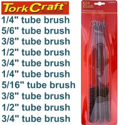 TUBE PIPE BRUSH SET BRASS 10PC TUBE PIPE BRUSH SET BRASS 10PC