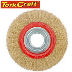 WIRE WHEEL BRUSH 150 X 25MM BENCH GRINDER BLISTER WIRE WHEEL BRUSH 150 X 25MM BENCH GRINDER BLISTER