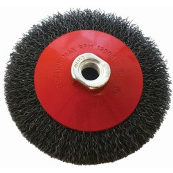 WIRE CUP BRUSH CRIMPED BEVEL PLAIN 115MMXM14 BLISTER WIRE CUP BRUSH CRIMPED BEVEL PLAIN 115MMXM14 BLISTER