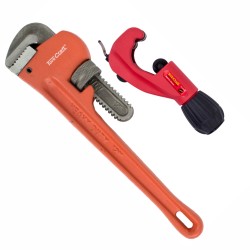 PIPE & TUBE CUTTER 6-35MM TC PC635 C/W PIPE WRENCH 300MM TC602300 PIPE & TUBE CUTTER 6-35MM TC PC635 C/W PIPE WRENCH 300MM TC602300