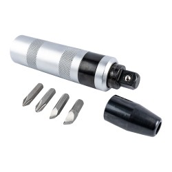 IMPACT DRIVER SET 6PC 5/16" 4PC BITS 1 DRIVER